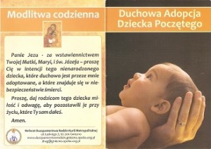 duchowa adopcja dziecka (2)